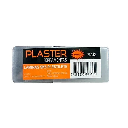 Lâmina Para Estilete 10 Peças-Plaster